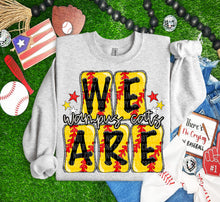 Load image into Gallery viewer, We Are Boxy Softball Background Mascot Dropdown TRANSFER CAP MAR