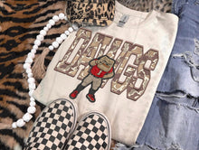 Load image into Gallery viewer, Camo Faux Embroidery Football Mascots Dropdown TRANSFER TGG SEPT 25