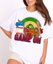 Load image into Gallery viewer, Game On Floral Field Sports DROPDOWN TRANSFER CST FEB 26