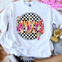 Load image into Gallery viewer, Preppy Checkered Mascot Dropdown TRANSFER SWD TEMP