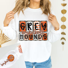 Load image into Gallery viewer, Basketball Boxes Letters Mascots With SLEEVE OPTION TRANSFER CAP JAN