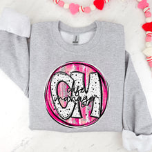 Load image into Gallery viewer, Pink Brush Dalmatian Valentine Names DROPDOWN TRANSFER SDD