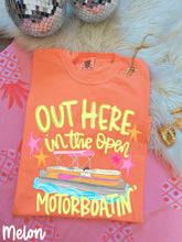 Load image into Gallery viewer, Out Here In The Open Motorboatin Yellow TRANSFER TCC ET APR 26