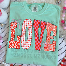 Load image into Gallery viewer, Title + Occupation Leopard Hearts Checker Bow Dropdown TRANSFER CARTER JAN 26