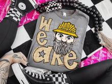 Load image into Gallery viewer, We Are Gold Glitter Mascot DROPDOWN TRANSFER