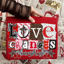 Load image into Gallery viewer, Love Changes Everything Checker Leopard TRANSFER DWS JAN 26