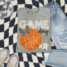 Load image into Gallery viewer, Dalmatian Game Day Basketball With Bow DROPDOWN TRANSFER CAP FEB