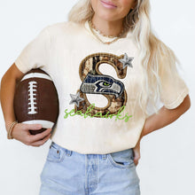 Load image into Gallery viewer, SB Football Faux Camo Embroidery Dropdown TRANSFER PHDC JAN 26