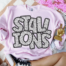 Load image into Gallery viewer, Dalmatian Dot Faux Embroidery Mascots DROPDOWN TRANSFER CSD NOV 24