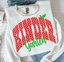 Load image into Gallery viewer, Red Polka Dot Apple Grades DROPDOWN TRANSFER ET JUNE 26