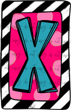 Load image into Gallery viewer, Valentines Box Letter Name CUSTOMIZED DTF Transfer