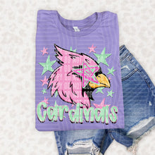 Load image into Gallery viewer, Preppy Starry Eyed Pink Mint Mascots DROPDOWN TRANSFER CAP MAY 26