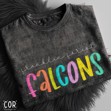 Load image into Gallery viewer, Neon Bright Line Falcons DROPDOWN TRANSFER COR