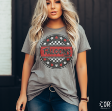 Load image into Gallery viewer, Star Checkered Circle Mascots DROPDOWN TRANSFER COR