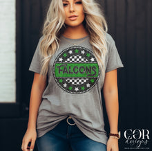 Load image into Gallery viewer, Star Checkered Circle Mascots DROPDOWN TRANSFER COR