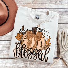 Load image into Gallery viewer, Fall Glitter Pumpkin TRANSFER SDD AUGUST