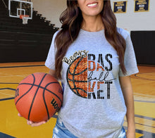 Load image into Gallery viewer, Basketball Leopard Faux Emb Sequin Mascot DROPDOWN TRANSFER CAP