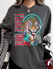 Load image into Gallery viewer, Fierce Mom Tiger Turquoise TRANSFER AGCM MAY 25