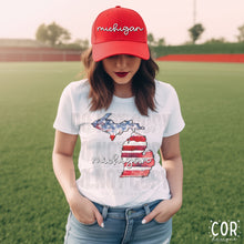 Load image into Gallery viewer, Distressed Flag States (All 50 states available) DTF TRANSFER COR