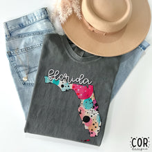 Load image into Gallery viewer, Colorful Dotted States (All 50 states available) DTF TRANSFER COR