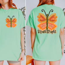 Load image into Gallery viewer, Fly By Faith Not By Sight Butterfly With Pocket TRANSFER SDD