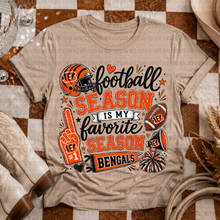 Load image into Gallery viewer, Football Season Is My Favorite Season Team Mascot DROPDOWN TRANSFER REVEL JULY 26