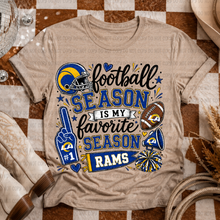 Load image into Gallery viewer, Football Season Is My Favorite Season Team Mascot DROPDOWN TRANSFER REVEL JULY 26