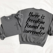Load image into Gallery viewer, There Is Freedom Found In Surrender Proverbs 3:5-6 WITH Cross Pocket TRANSFER SDD APR 26