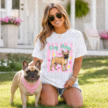 Load image into Gallery viewer, Dog Mom Wavy Pink Stripes Breed DROPDOWN TRANSFER UAC 26