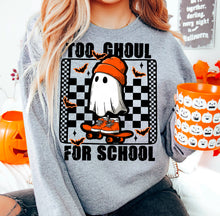Load image into Gallery viewer, Too Ghoul For School Checkered DROPDOWN TRANSFER CMD JULY 25