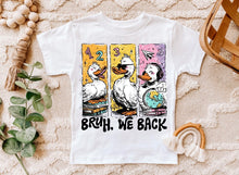 Load image into Gallery viewer, Bruh We Back Ducks Trio Square TRANSFER