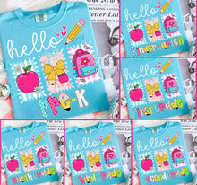 Load image into Gallery viewer, Hello B2S Doodle Letters Grades DROPDOWN TRANSFER