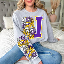 Load image into Gallery viewer, Floral Skulls And Letters Sports Team With Sleeve TRANSFER MMD