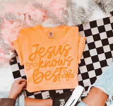 Load image into Gallery viewer, Jesus Knows Best Color Dropdown TRANSFER CTD JUNE 25