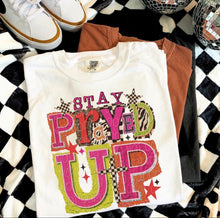 Load image into Gallery viewer, Stay Prayed Up Leopard Checker Block Letters TRANSFER DWD NOV 25