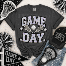Load image into Gallery viewer, Game Day Silver Faux Sequin Sports DROPDOWN TRANSFER SBB 26