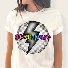 Load image into Gallery viewer, Checkered Bolt Rainbow Mascot DROPDOWN TRANSFER