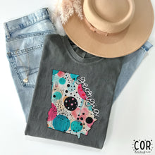 Load image into Gallery viewer, Colorful Dotted States (All 50 states available) DTF TRANSFER COR