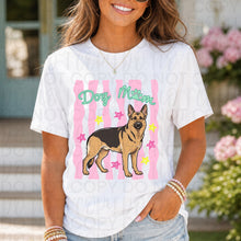 Load image into Gallery viewer, Dog Mom Wavy Pink Stripes Breed DROPDOWN TRANSFER UAC 26