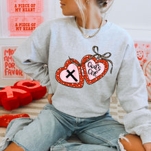 Load image into Gallery viewer, God's Girl Red Heart Locket with Cross And Bow TRANSFER SDD DEC 25