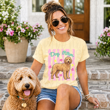 Load image into Gallery viewer, Dog Mom Wavy Pink Stripes Breed DROPDOWN TRANSFER UAC 26