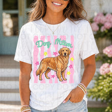 Load image into Gallery viewer, Dog Mom Wavy Pink Stripes Breed DROPDOWN TRANSFER UAC 26