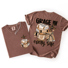 Load image into Gallery viewer, Grace In Every Sip Books Cup And Cross With Pocket/Sleeve SDD DEC 25
