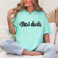 Load image into Gallery viewer, Hand Letter Mascots Single Color Dropdown TRANSFER CRD