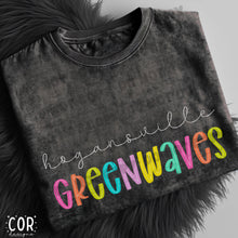 Load image into Gallery viewer, Neon Bright Line Greenwave DROPDOWN TRANSFER COR