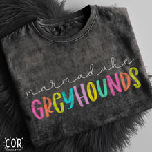 Load image into Gallery viewer, Neon Bright Line Greyhounds DROPDOWN TRANSFER COR