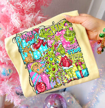 Load image into Gallery viewer, You're A Mean One Green Guy Square With Bow Frame TRANSFER AGCM NOV 25