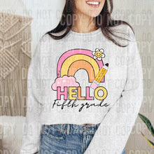 Load image into Gallery viewer, Hello Grades Pastel Rainbow Dropdown TRANSFER SBB