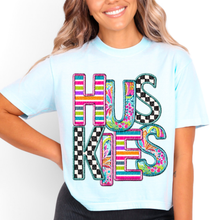 Load image into Gallery viewer, Bright Stripe Floral Checker Mascots Dropdown TRANSFER CSD MAY 25