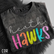 Load image into Gallery viewer, Neon Bright Line Hawks DROPDOWN TRANSFER COR